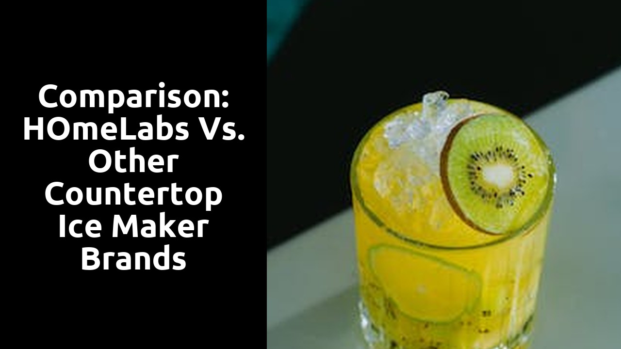 Comparison: hOmeLabs vs. other countertop ice maker brands