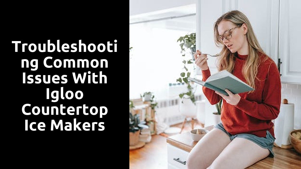 Troubleshooting common issues with Igloo countertop ice makers