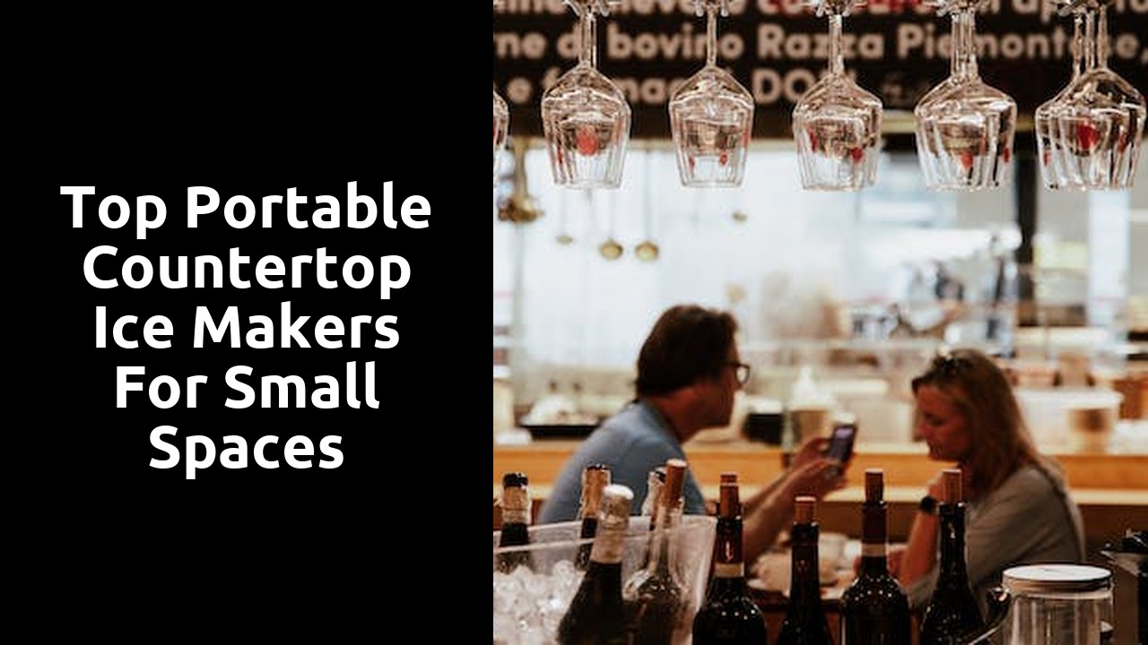 Top Portable Countertop Ice Makers for Small Spaces