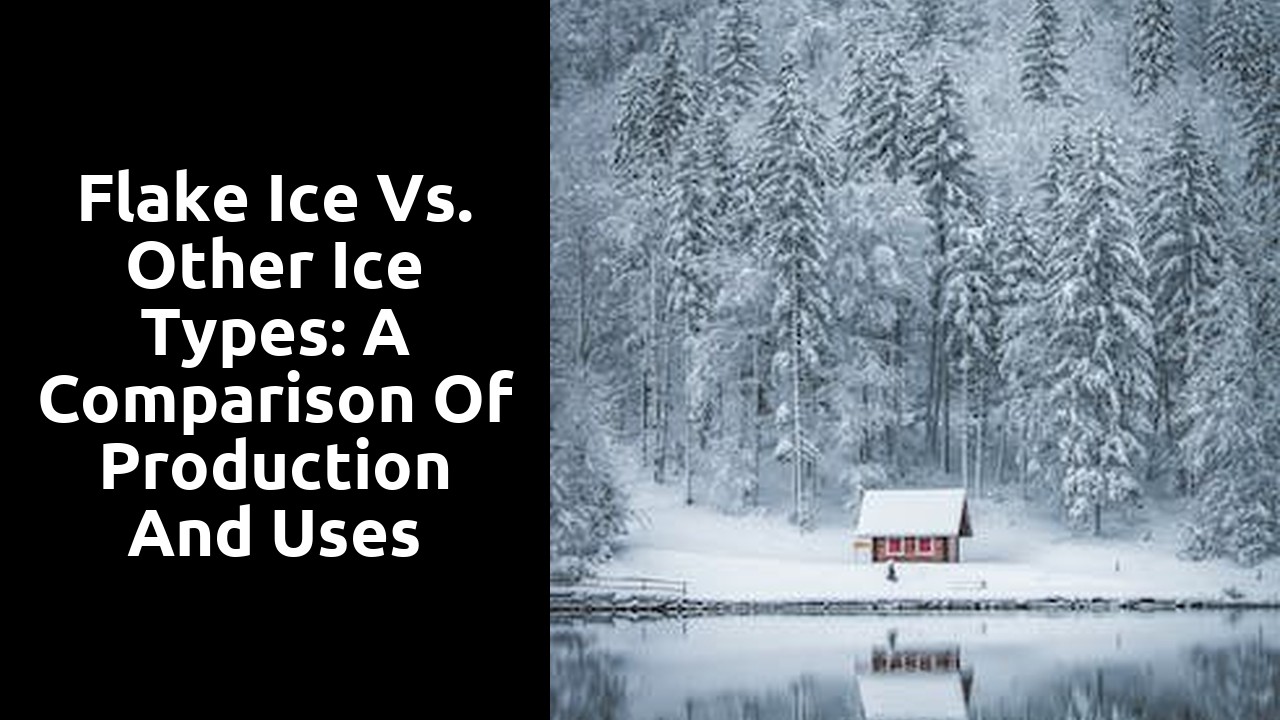 Flake Ice vs. Other Ice Types: A Comparison of Production and Uses